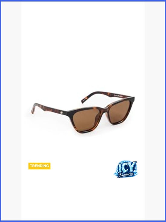 Cat Eye Sunglasses Polarized Plastic Frame W/ Pouch